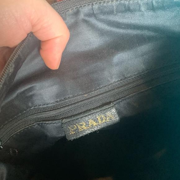 Vintage Prada Black Satin Art Deco Bag -100% Authentic & Great Condition! - Picture 9 of 14